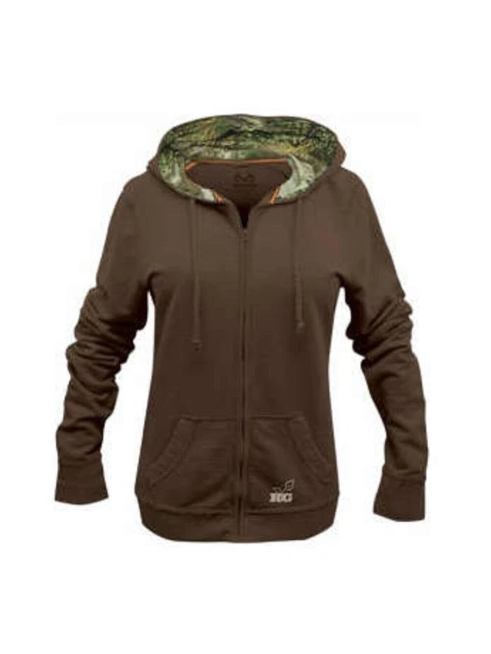 Realtree Girl Brown Max-1 Camo Jacket - Hooded Zippered